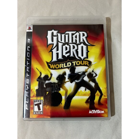 GUITAR HERO WORLD TOUR video game tested/works- PS3 - Picture 1 of 3